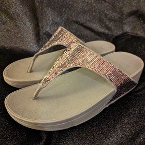 FitFlop Women's US 6 EU 37 Electra Classic Sandal Pewter